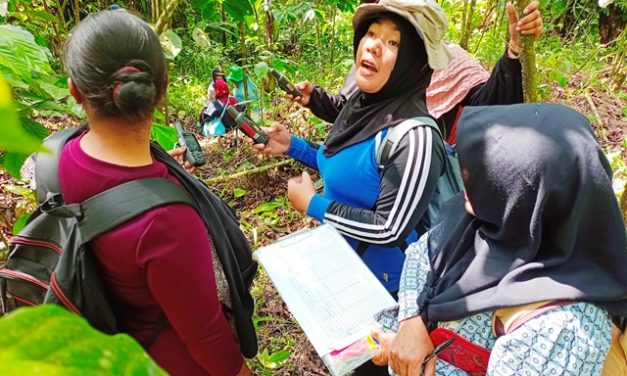 Ketika 11 Kelompok Perempuan Pengelola Hutan Berlatih Pemetaan Partisipatif Berbasis Teknologi Solutif
